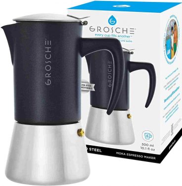 Best Groche Milano StainlessSteel Stovetop Coffee Maker Review