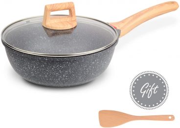 Best Hansubute Non-Stick Stone Deep-frying Skillet With Lid Review