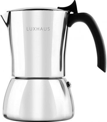 Best LuxHaus Stainless Steel Authentic Italian Espresso Moka Coffee Pot Review